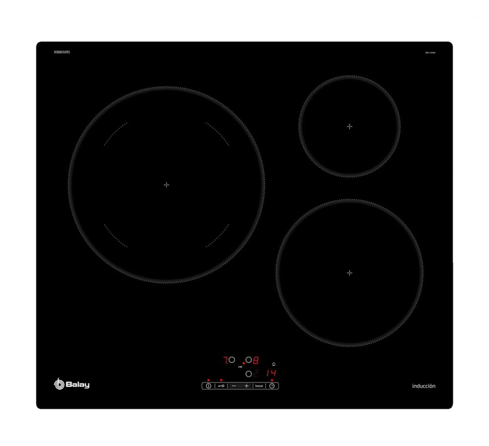 ENCIMERA VITROCERÁMICA DE INDUCCIÓN BALAY 3EB865ERS